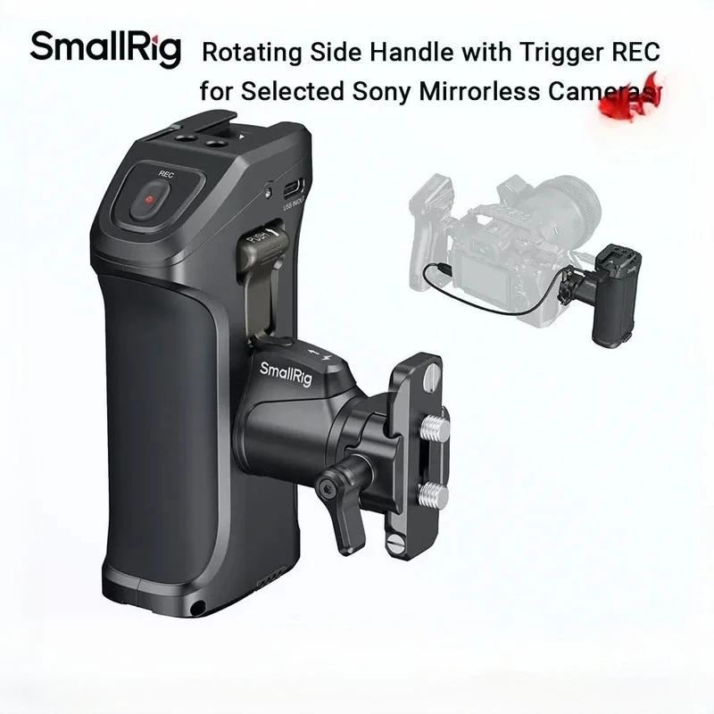 Nikon Camera Z50 - SmallRig 3893 Вращающаяся боковая ручка с