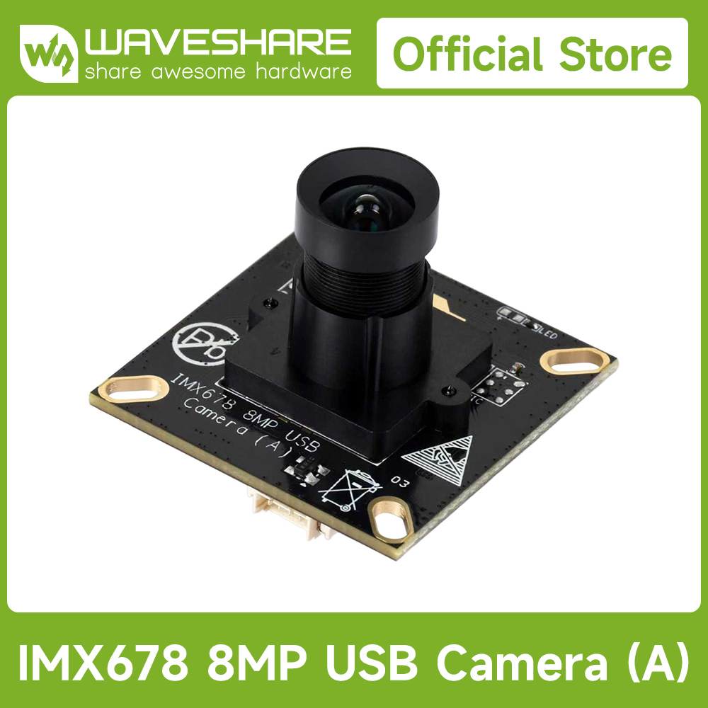 Photography Lighting Gear - Модуль USB-камеры Waveshare IMX678 8MP M12,