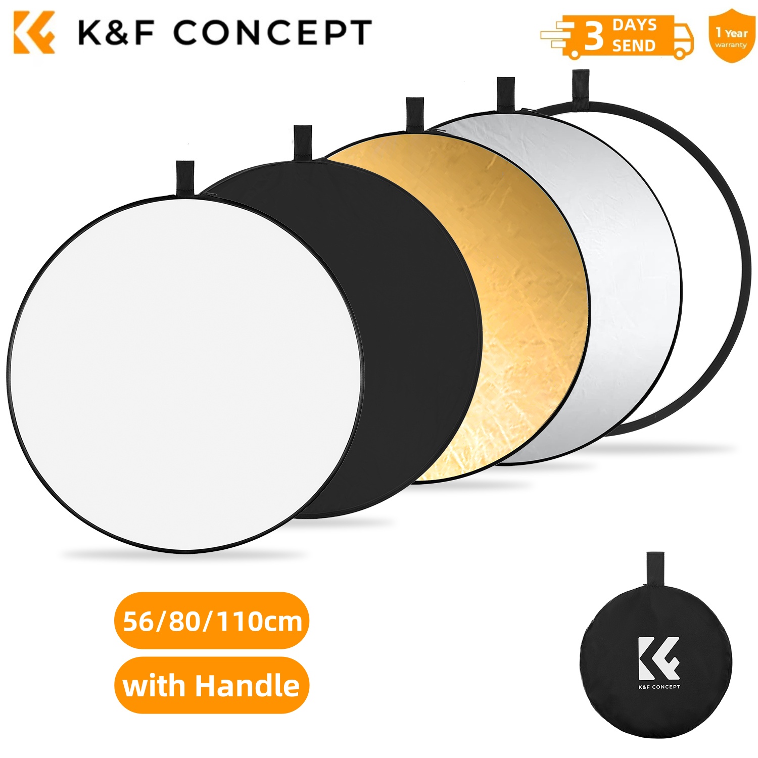 Photography Lighting Tent - K&F CONCEPT 56/80/110 см 5-в-1 Аксессуар