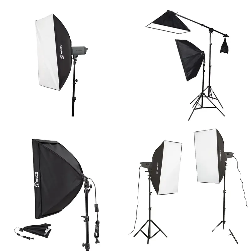 Photography Lighting Studio - Высококачественная портативная фотостудия: студийный свет, черный