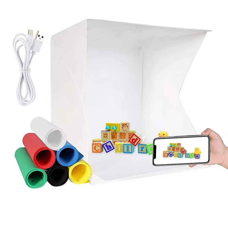 Photography Lighting Box - Складной лайтбокс, портативная фотостудия с LED-подсветкой,