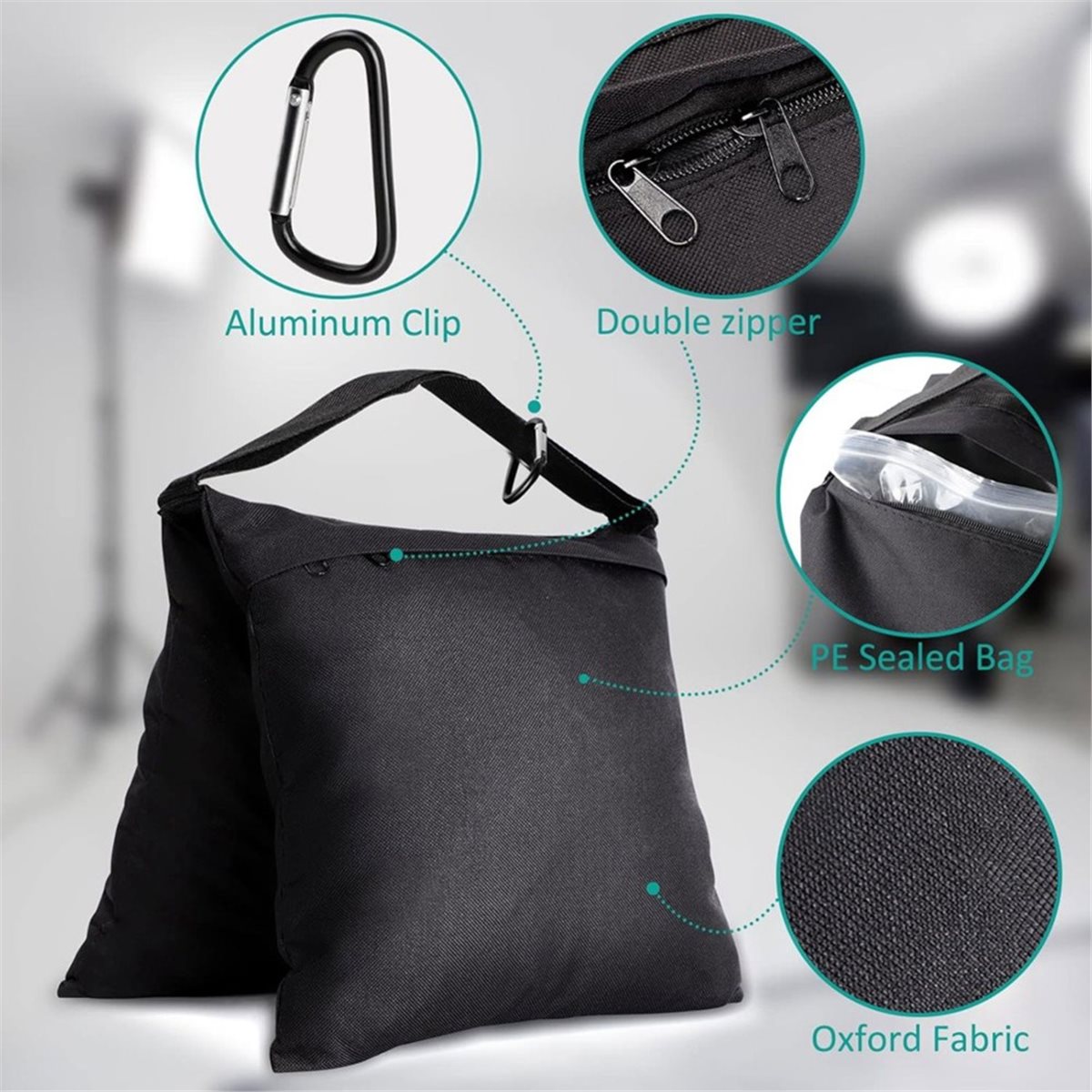 Photography Lighting Weight Bags - 8 упаковок мешков с песком для