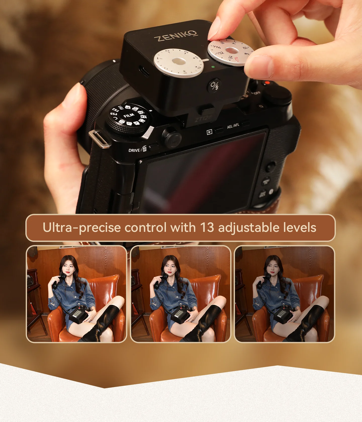 Photography Lighting Brand - Компактная ретро-вспышка ZENIKO ZT12 TTL с
