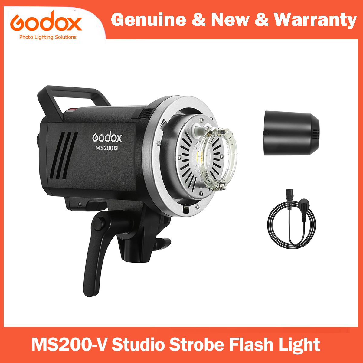 Photography Lighting For Portraits - Godox MS200V Студийная стробоскопическая вспышка 200