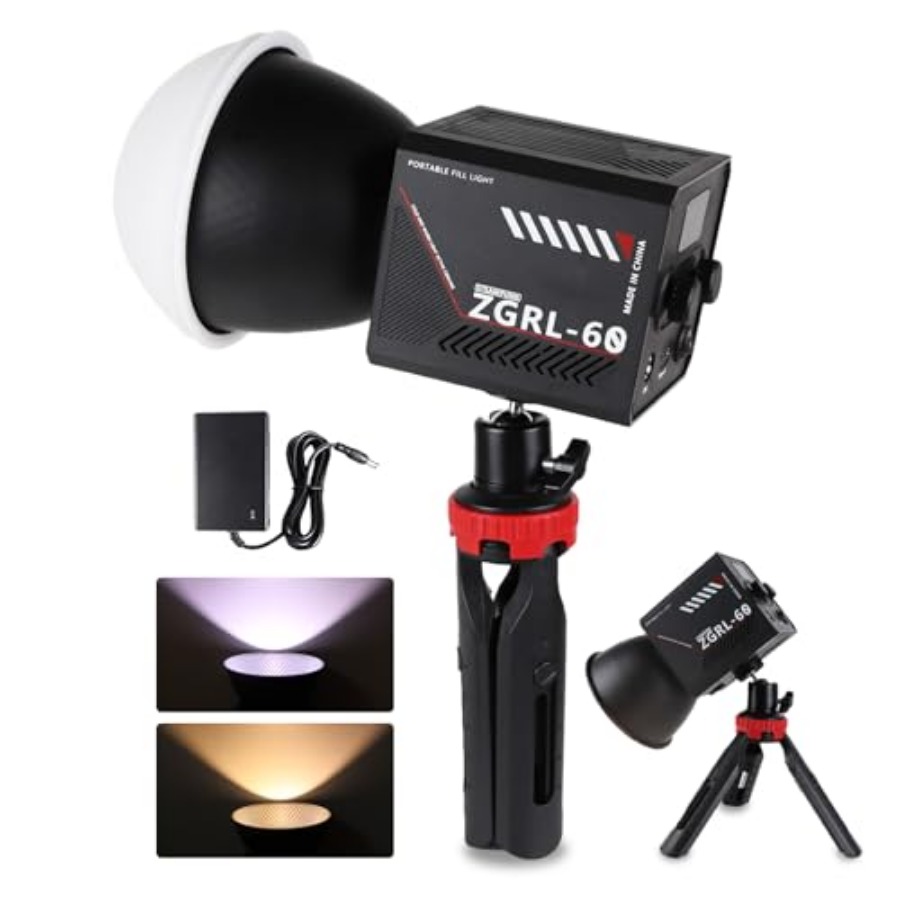 60-ваттный COB LED видеосветил – обзор и цена Photography Lighting Studio