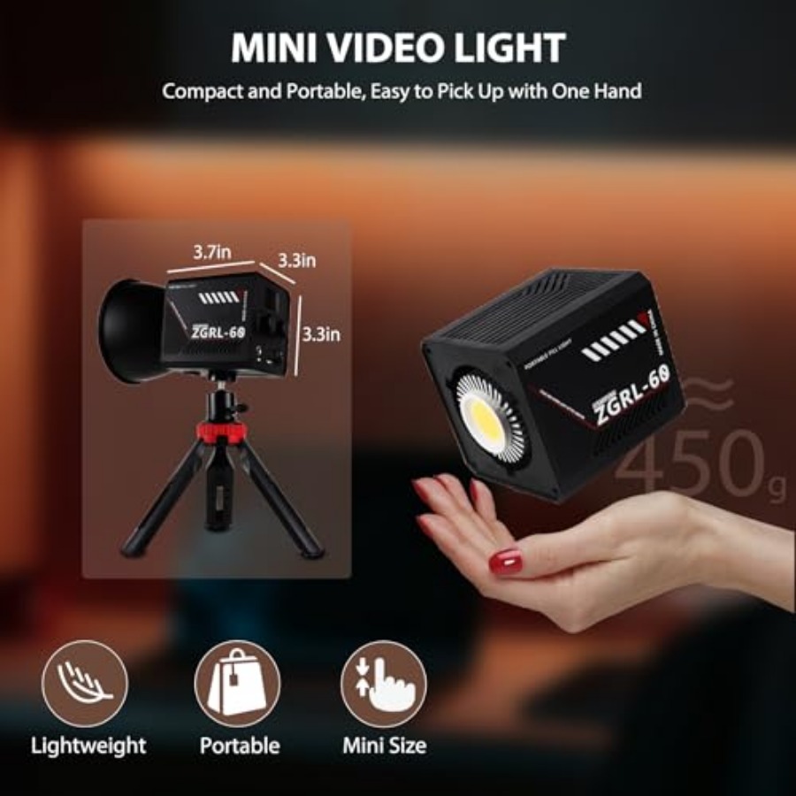 60-ваттный COB LED видеосветил – обзор и цена Photography Lighting Studio